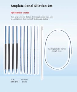 AMPLATZ RENAL DILATION SET, BỘ NONG TUYẾN THƯỢNG THẬN