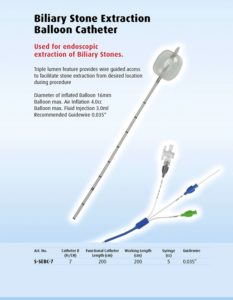 BILIARY STONE EXTRACTION, BALLOON CATHETER, BÓNG NONG TÁN SỎI VÀ ỐNG THÔNG ĐƯỜNG MẬT