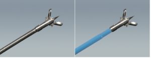 Disposable Oval Cups With Needle Biopsy Forceps, Kìm sinh thiết, mũi hình cốc bầu dục, kèm kimsinh thiết, dùng một lần.