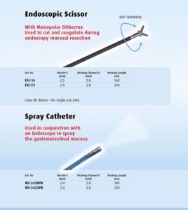 ENDOSCOPIC SCISSOR, KÉO CẮT ĐIỆN NỘI SOI