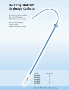 RE-ENTRY MALECOT DRAINAGE CATHETER, ỐNG THÔNG DẪN LƯU